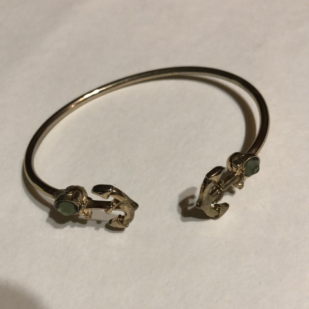 Gold tone Anchor bracelet - Picture 2 of 4